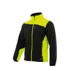 Sara Comfort Plus polár pulóver fekete - sárga