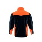 Sara Comfort Plus polár pulóver s.szürke - narancs