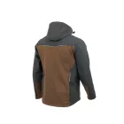 Sara Comfort Plus softshell kabát barna - sötétszürke