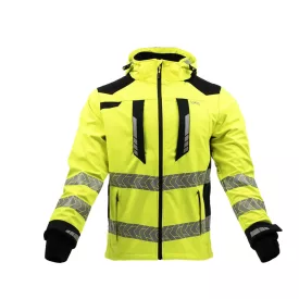 Sara Drogowiec Comfort softshell kabát sárga - fekete