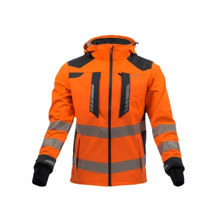 Sara Drogowiec Comfort softshell kabát narancs - s.szürke