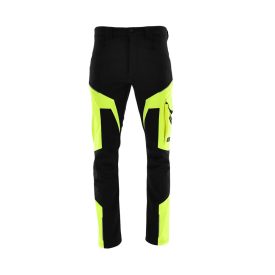   Sara Comfort Winter bélelt softshell deréknadrág fekete - sárga