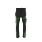 Sara Comfort Winter bélelt softshell deréknadrág fekete - zöld