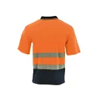 Sara Drogowiec jólláthatósági galléros póló - narancs - navy kék