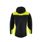 Sara Comfort Winter Hybrid bélelt kabát fekete - sárga