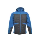 Sara Comfort Winter Hybrid bélelt kabát s.szürke - égkék