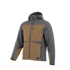 Sara Comfort Winter Hybrid bélelt kabát barna - s.szürke