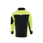 Sara Comfort Plus Hybrid cipzáras pulóver fekete - sárga