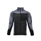 Sara Comfort Plus Hybrid cipzáras pulóver fekete - szürke