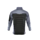 Sara Comfort Plus Hybrid cipzáras pulóver fekete - szürke