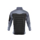 Sara Comfort Plus Hybrid cipzáras pulóver fekete - szürke