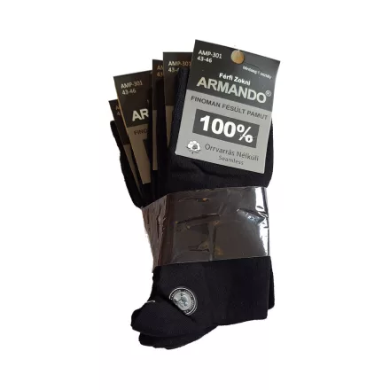 Armando öltönyzokni - fekete