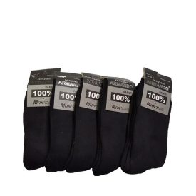 Armando téli zokni - fekete 30 pár/csom.