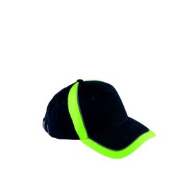 Urgent 6101 baseball sapka - fekete-sárga