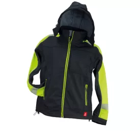 Urgent GL-8364 kapucnis softshell kabát - sárga