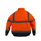 Urgent HSV bélelt jólláthatósági bomber kabát - narancs