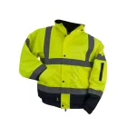 Urgent HSV bélelt jólláthatósági bomber kabát - sárga