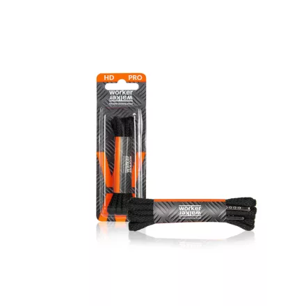 WW kerek cipőfűző - fekete