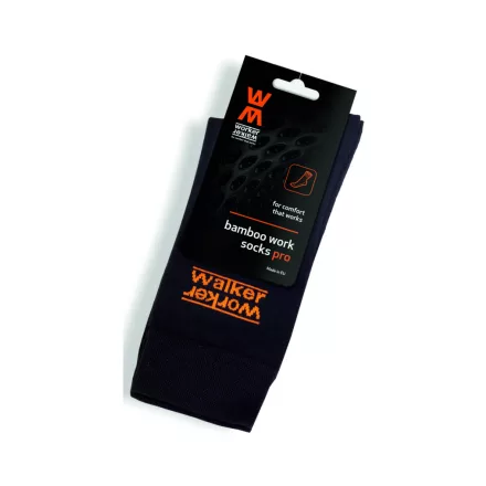 WW Bamboo öltönyzokni 2 pár - fekete-narancs