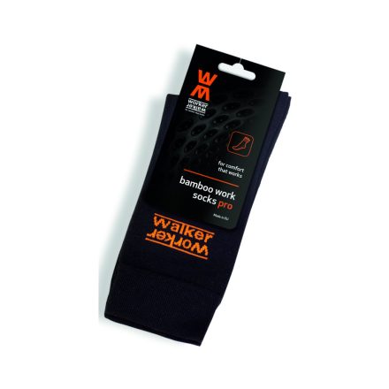 WW Bamboo öltönyzokni 2 pár - fekete-narancs