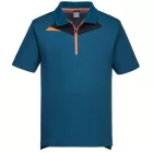 DX410 - Portwest prémium poliészter galléros pólóing egész nap hűvösen, szárazon és kényelmesen tart Fekete/Kék