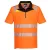 DX412 -Portwest galléros Hi-Vis  prémium póló, könnyű és rugalmas fényvisszaverő szalaggal Sárga és Narancs színben