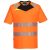 DX413-Portwest prémium minőségű Hi-Vis póló könnyű és rugalmas Hivistex Pro hővel felhordott fényvisszaverő szalaggal S