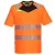DX413-Portwest prémium Hi-Vis póló könnyű és rugalmas Hivistex Pro fényvisszaverő csík Narancs és Sárga