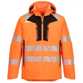   DX461 - Portwest Hi-Vis Munkavédelmi Láthatósági Téli Kabát/Dzseki Narancs/Fekete Citrom/Fekete