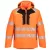 DX461 - Portwest Hi-Vis Munkavédelmi Láthatósági Téli Kabát/Dzseki Narancs/Fekete Citrom/Fekete