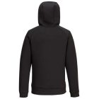 DX467BKRXXXL - DX4 negyedzippzáras kapucnis munkavédelmi pulóver fekete XXXL