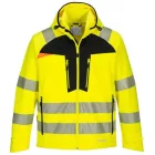 DX475 - Portwest prémium Hi-Vis Softshell dzseki légáteresztő, vízálló és szélálló Narancs/Fekete és Sárga/Fekete