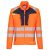 DX481 -Portwest könnyű és légáteresztő Hi-Vis Zip Base felső felöltő ujjakkal ami magas rugalmasságú és rendkívül tartós L