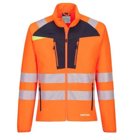 DX481 -Portwest könnyű és légáteresztő Hi-Vis Zip Base felső felöltő ujjakkal ami magas rugalmasságú és rendkívül tartós S