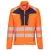 DX481 -Portwest könnyű és légáteresztő Hi-Vis Zip Base felső felöltő ujjakkal ami magas rugalmasságú és rendkívül tartós