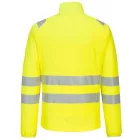 DX481 -Portwest könnyű és légáteresztő Hi-Vis Zip Base felső felöltő ujjakkal ami magas rugalmasságú és rendkívül tartós