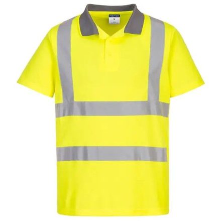 EC10 Portwest jólláthatósági Eco Hi-Vis S/S munkavédelmi póló (6-os csomag) Sárga S