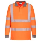 EC11 Portwest jólláthatósági Eco Hi-Vis L/S munkavédelmi póló (6-os csomag) Narancs és Sárga színben