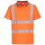 EC12 Portwest Eco Hi-Vis jólláthatósági munkavédelmi póló (6-os csomag) Narancssárga XXXXL