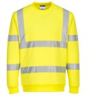 EC13 Portwest Eco Hi-Vis jólláthaósági munkavédelmi pulóver Narancssárga ás Sárga