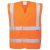 EC76 Portwest Jólláthatósági munkavédelmi mellény Narancssárga S/M