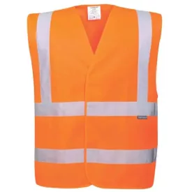   EC76 Portwest Jólláthatósági munkavédelmi mellény Narancssárga és Sárga színben