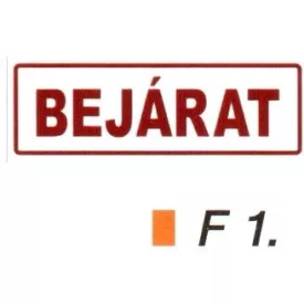 Bejárat F1