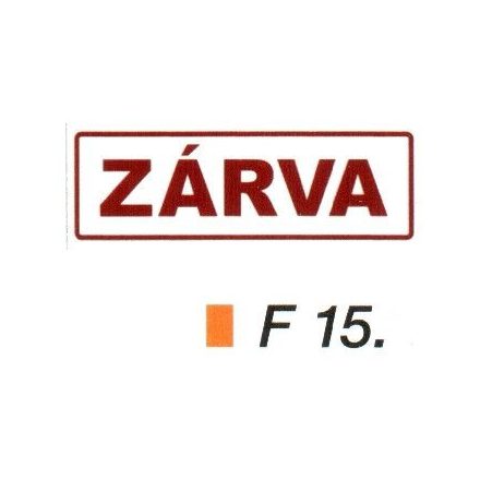 Zárva F15