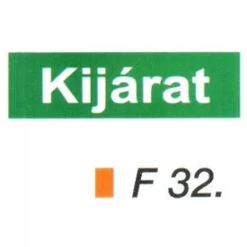 Kijárat F32