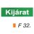 Kijárat F32