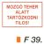 Mozgó teher alatt tartózkodni tilos! F39