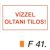 Vízzel oltani tilos! F41