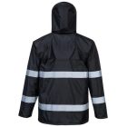 F440BKRS, Classic IONA esőkabát, normál fazon, Fekete színben