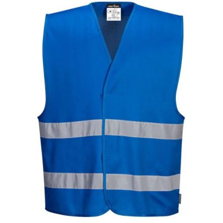 F474RBRL-XL, Portwest F474-es Iona mellény fényvisszaverő csíkkal,normál fazon,royal kék színben